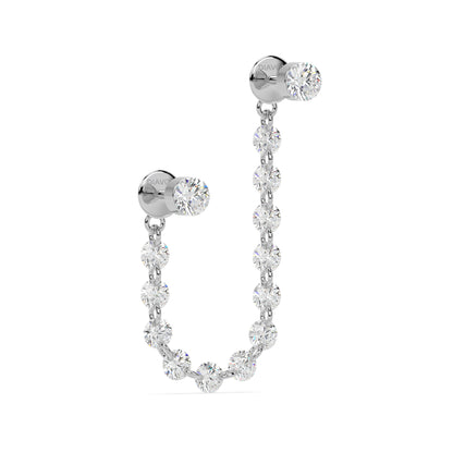 FLOATING STONES SINGLE EARHANGER