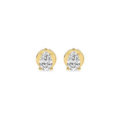 ESSENTIAL SOLITAIRE STUDS I PEAR