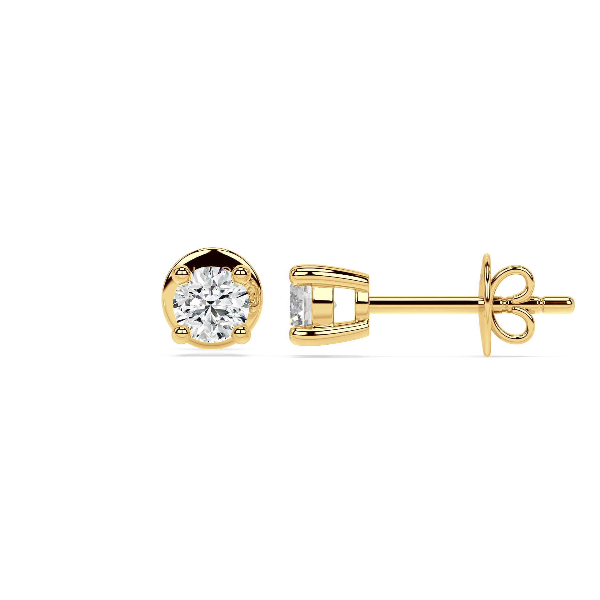 ESSENTIAL SOLITAIRE STUDS I ROUND