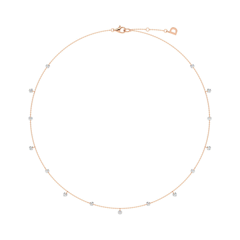 FLOATING STONES NECKLACE