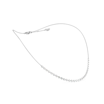 FLOATING STONES CLUSTER NECKLACE