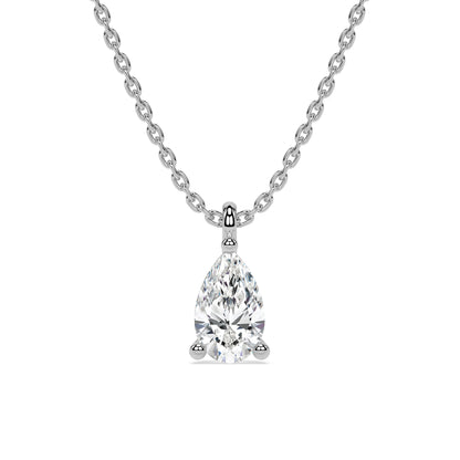 ESSENTIAL SOLITAIRE NECKLACE I PEAR