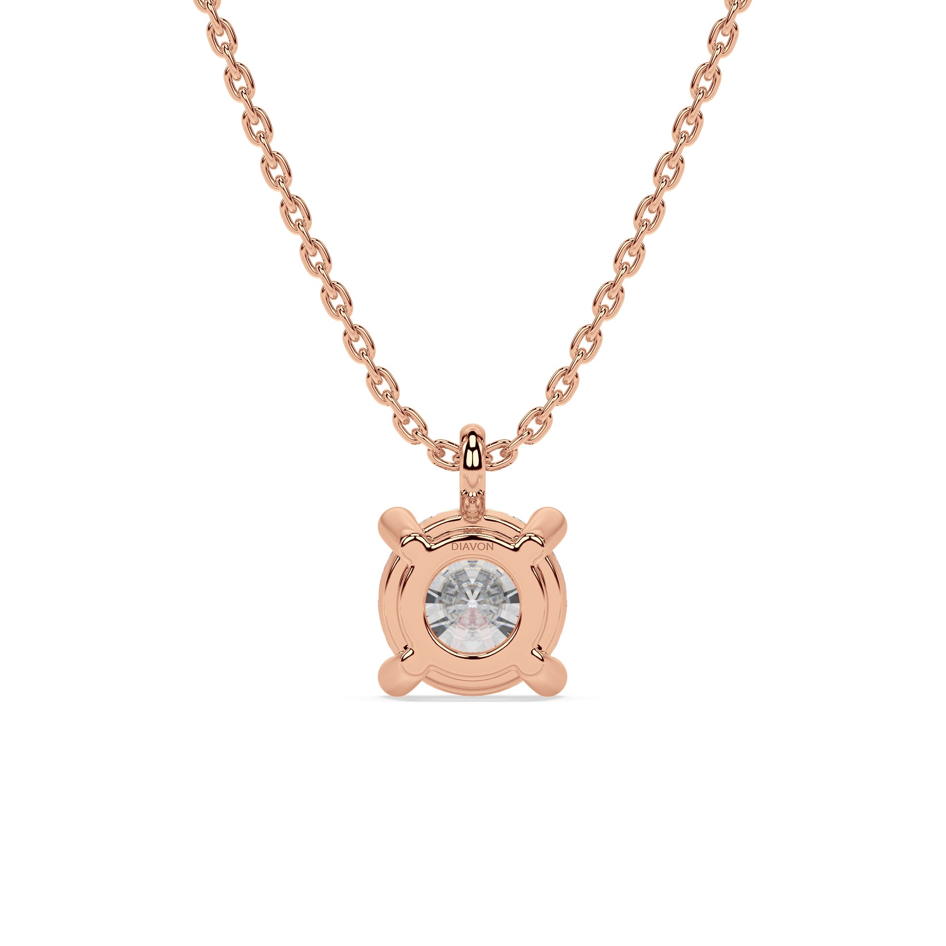 ESSENTIAL SOLITAIRE NECKLACE I ROUND