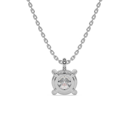 ESSENTIAL SOLITAIRE NECKLACE I ROUND
