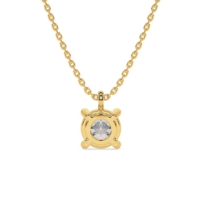 ESSENTIAL SOLITAIRE NECKLACE I ROUND