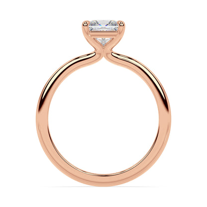 TAPERED SOLITAIRE RING I PRINCESS