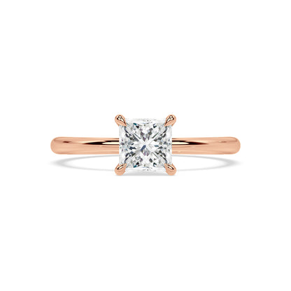 TAPERED SOLITAIRE RING I PRINCESS