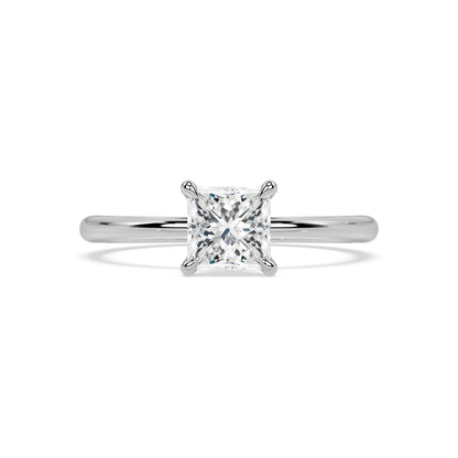 TAPERED SOLITAIRE RING I PRINCESS