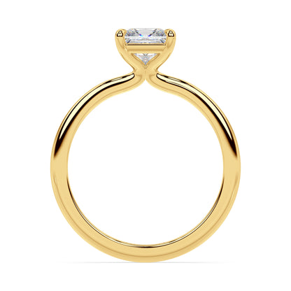 TAPERED SOLITAIRE RING I PRINCESS
