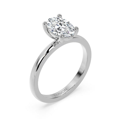 SIGNATURE SOLITAIRE RING I OVAL