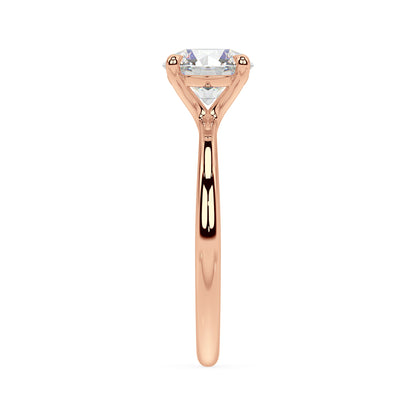 TAPERED SOLITAIRE RING I ROUND