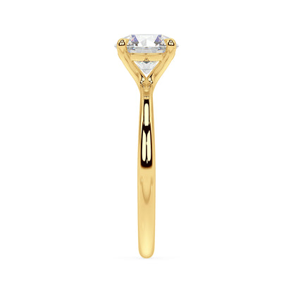 TAPERED SOLITAIRE RING I ROUND