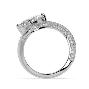 The Organic Twist Ring I Half Pavé