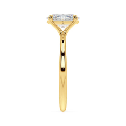 TAPERED SOLITAIRE RING I OVAL