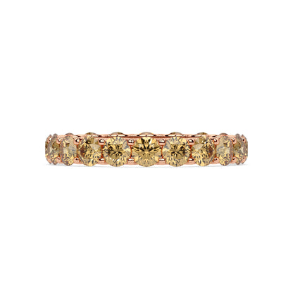 CHAMPAGNE MODERN MEMORY RING I ROUND