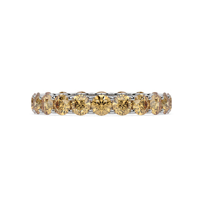 CHAMPAGNE MODERN MEMORY RING I ROUND