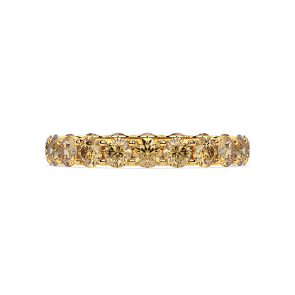 CHAMPAGNE MODERN MEMORY RING I ROUND