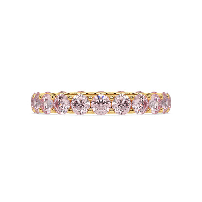 PINK MODERN MEMORY RING I ROUND