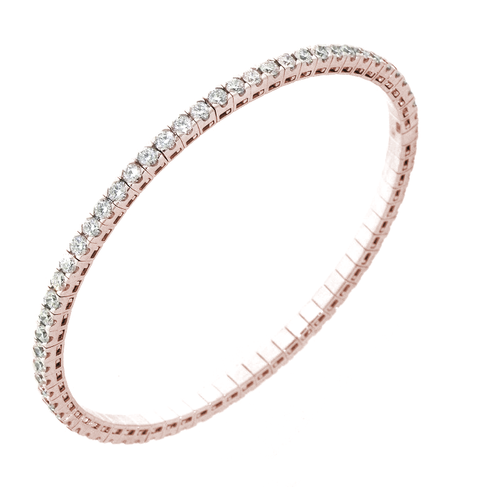 SIGNATURE FLEX tennis bracelet | Round Brilliant