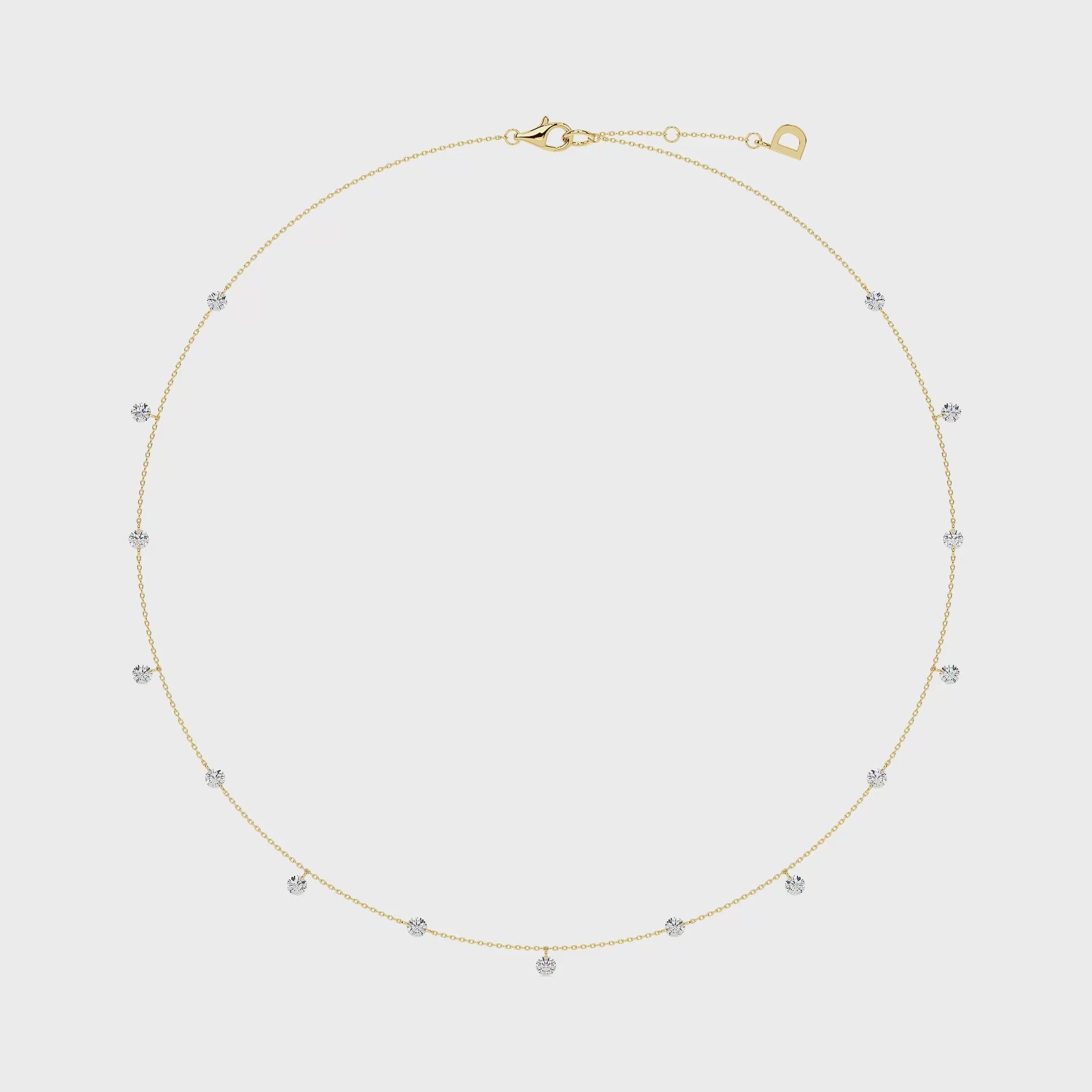 Load video: FLOATING STONES NECKLACE