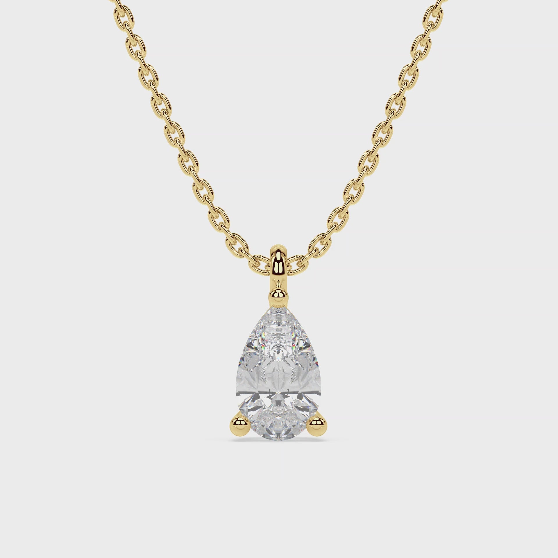 Video laden: ESSENTIAL SOLITAIRE NECKLACE I PEAR